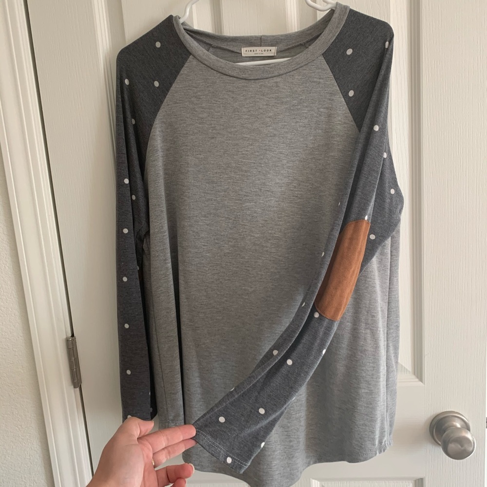 Polkadot Baseball Tee